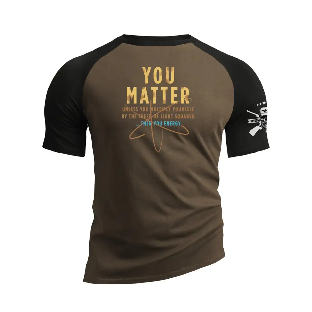 YOU MATTER RAGLAN GRAPHIC TEE