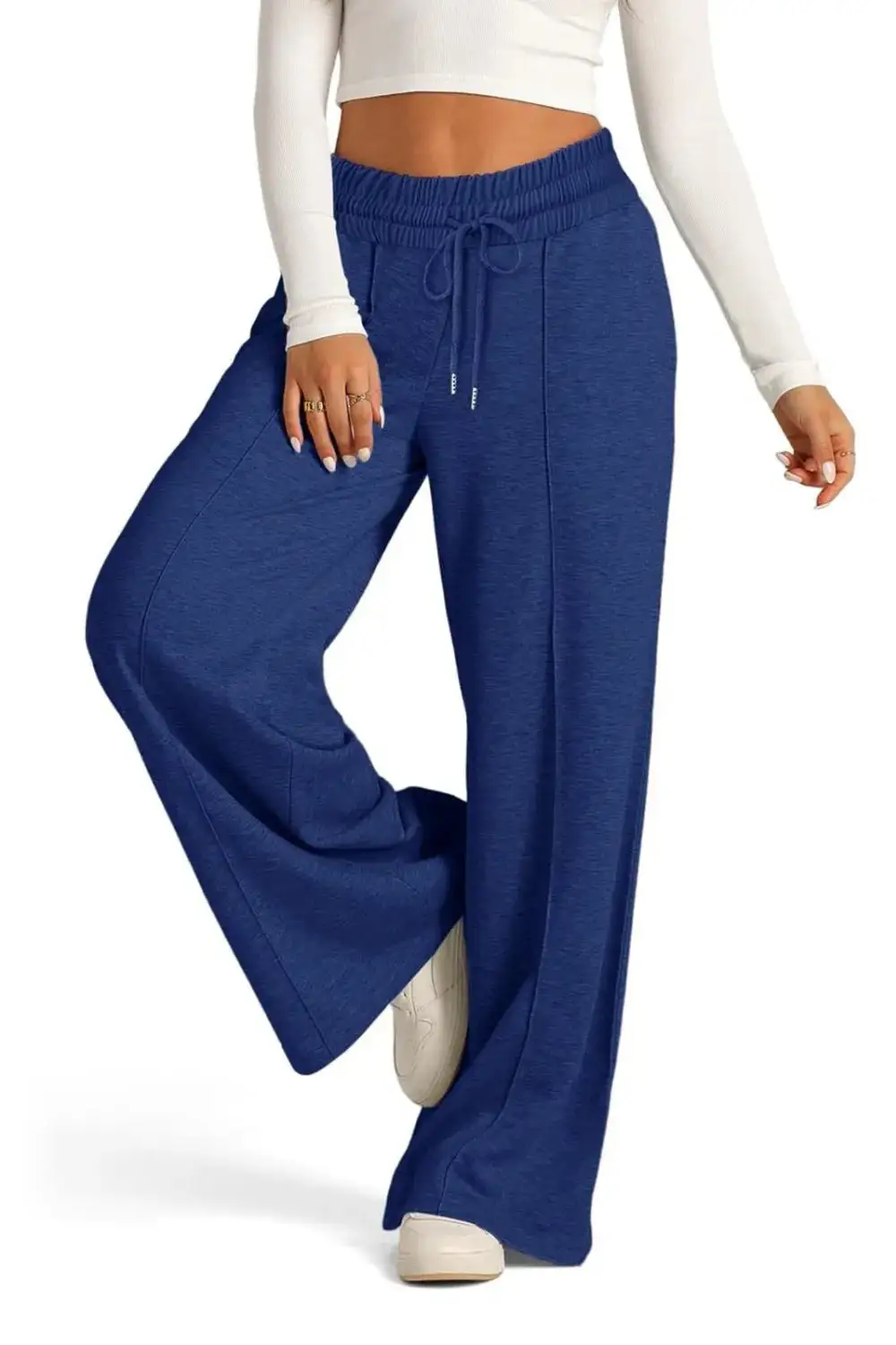 Lightweight High Waist Wide Leg Pants