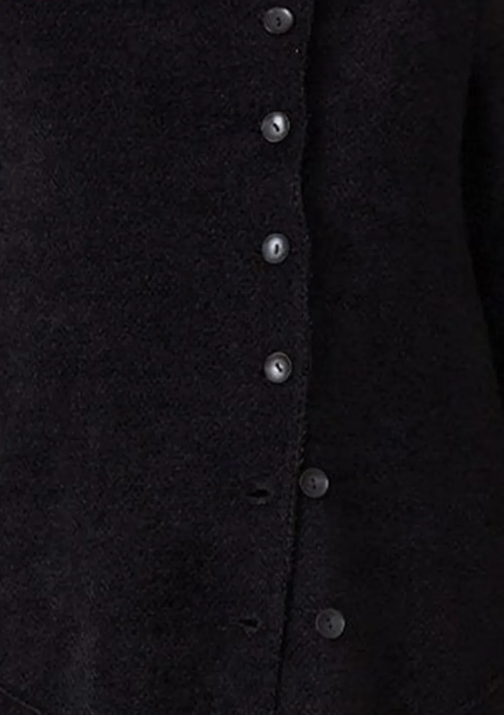 Button Up Long Sleeve Coat