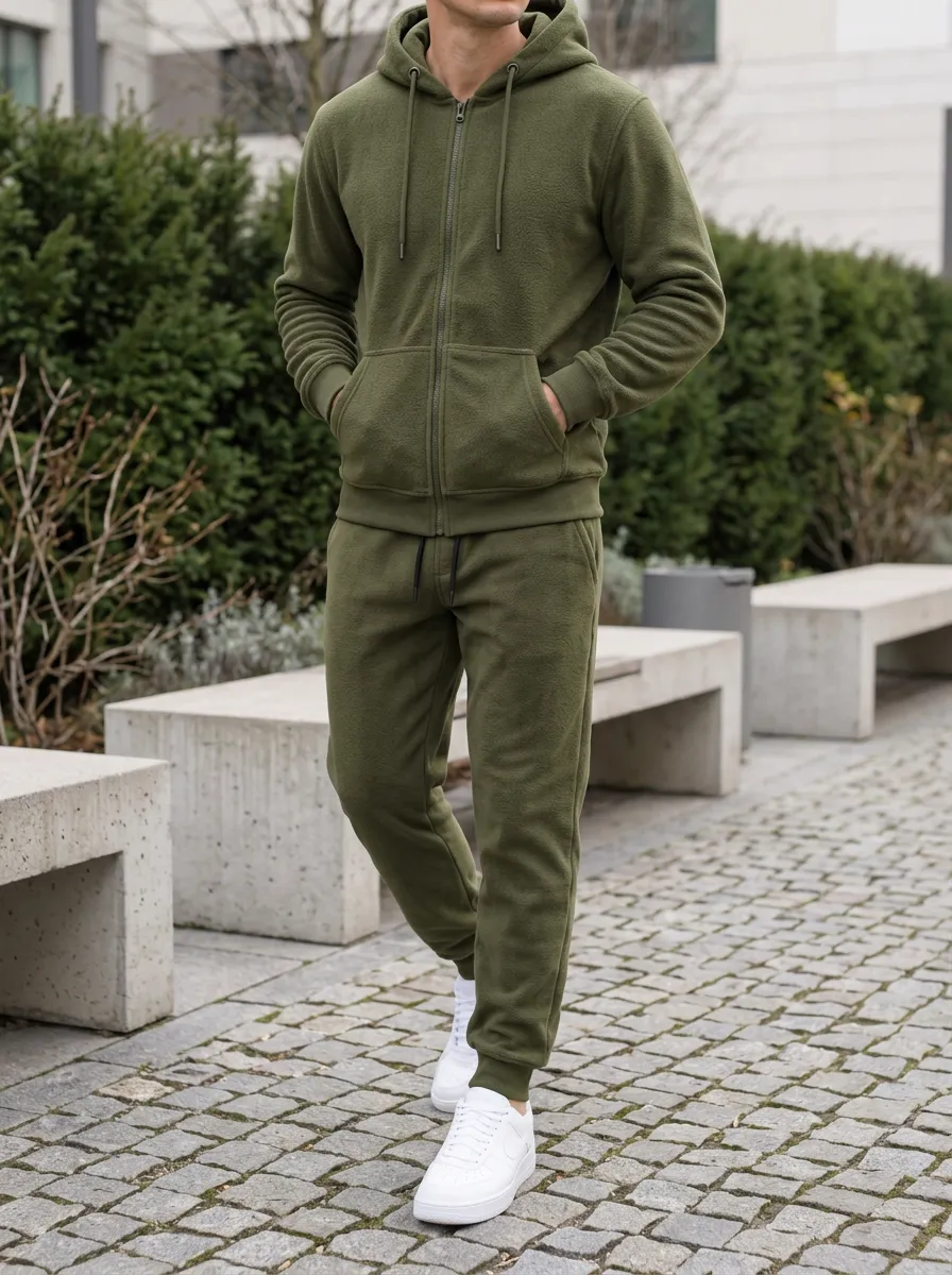 Men's Everyday Joggers and Fleece Hoodie Lounge Set