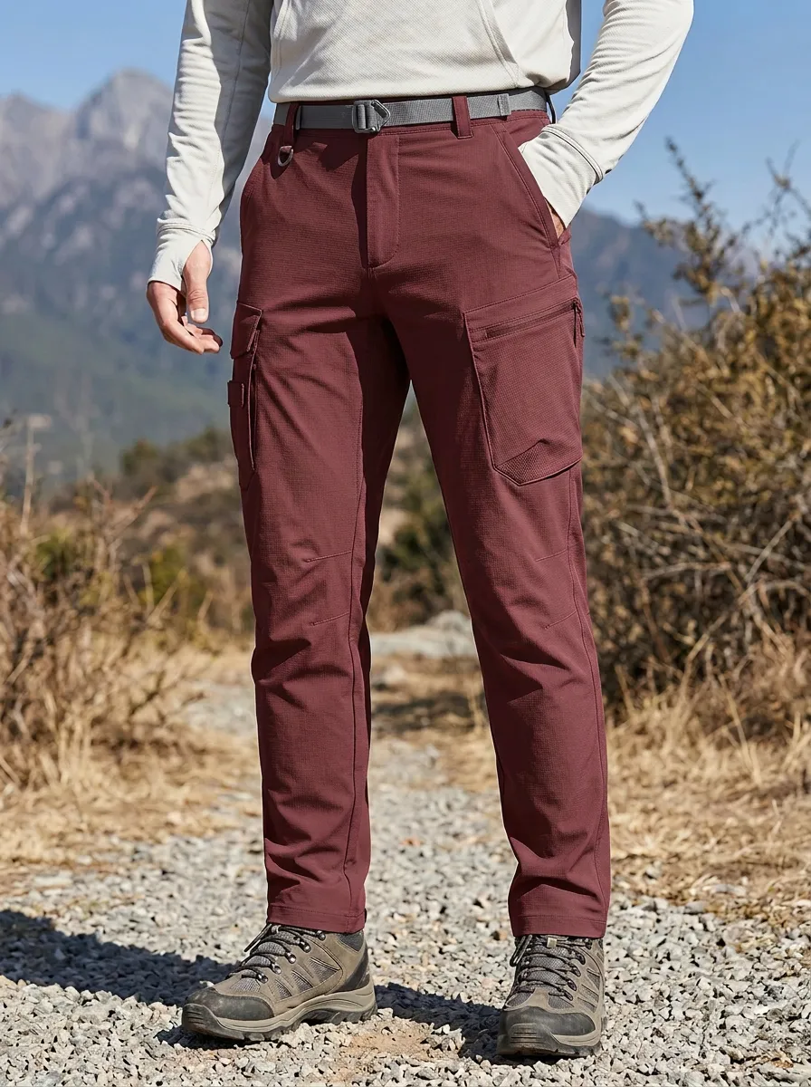 Men's Outdoor Hiking Tactical Multi-Pocket Cargo Pants