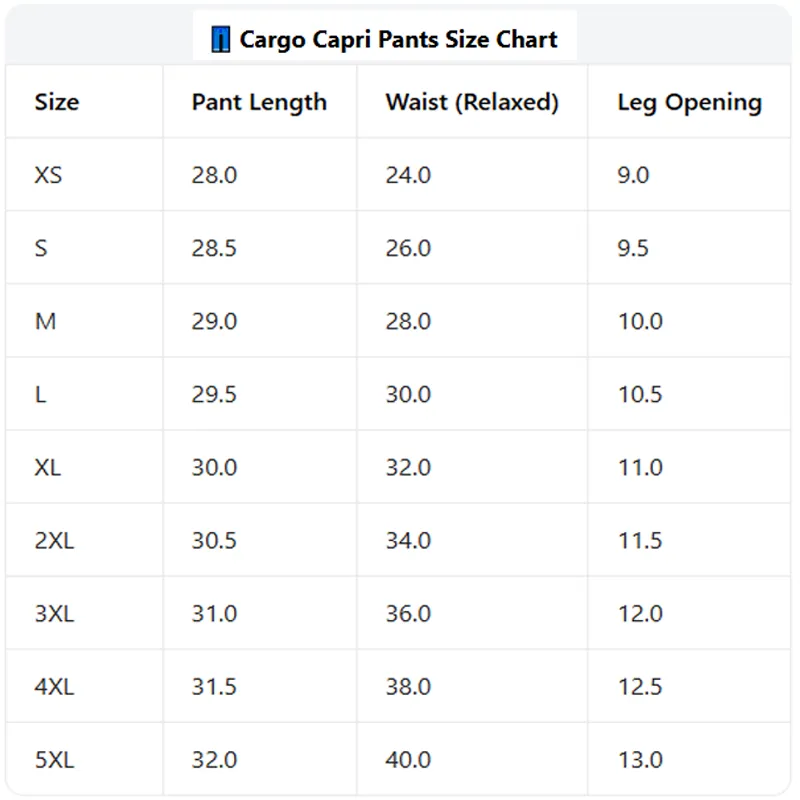 Women's lightweight work capri pants