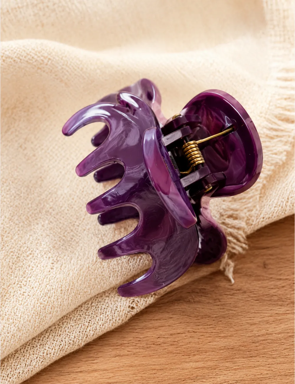 Pumpkin Shape Mini Hair Clip