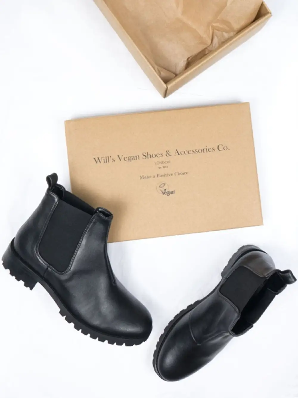 Women's Contemporary Casual Water Resistant Vegan Leather Chelsea Boots