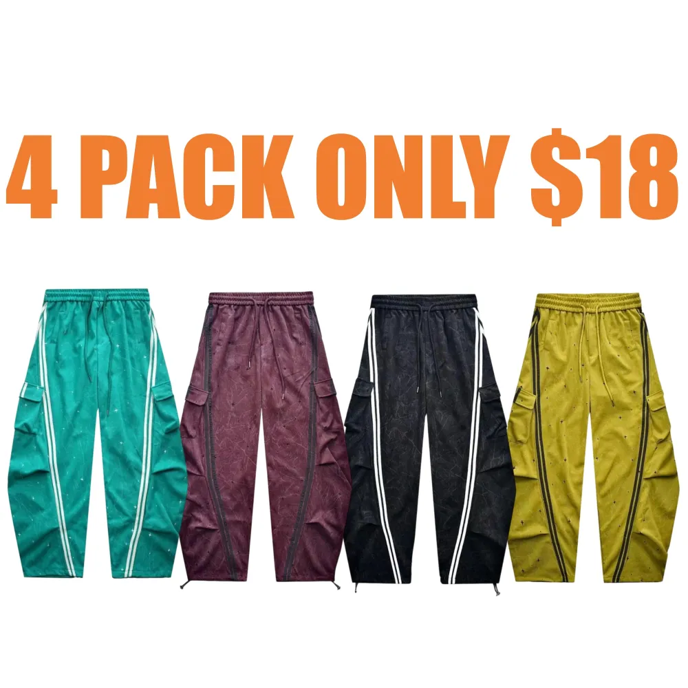 Women  Wide Leg Drawstring Joggers with Side Pockets