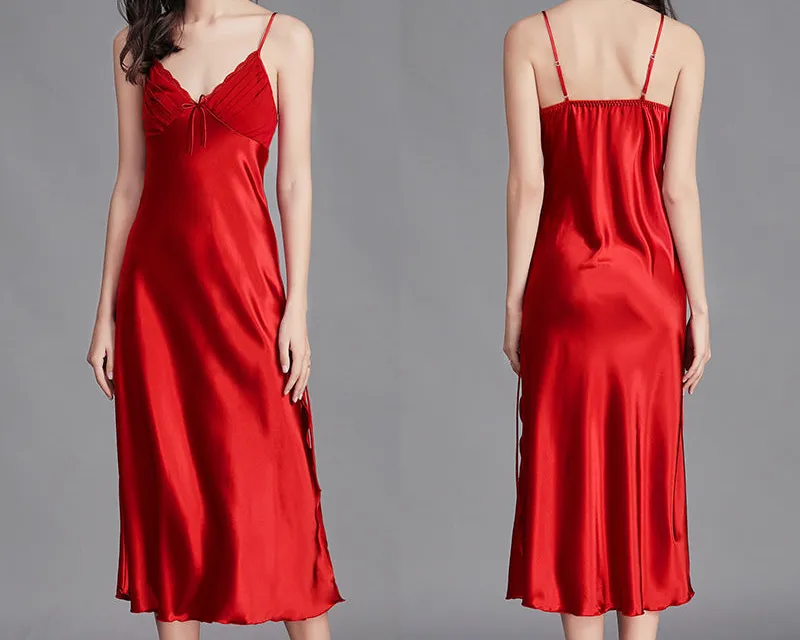 Midi Length Slip Style Nightgown