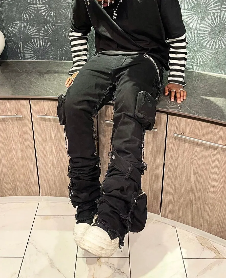 Straight Leg Denim Jeans