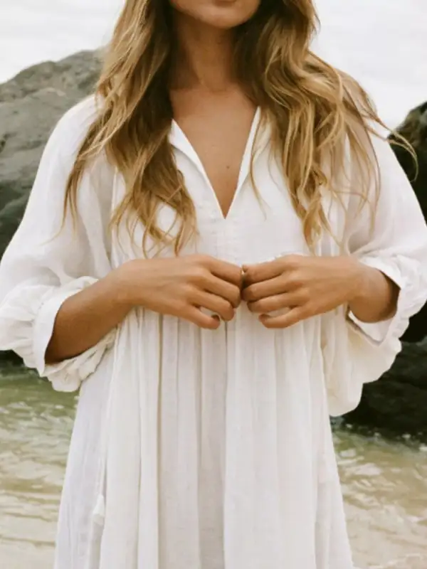 Structured Shape Tie Midi Dress