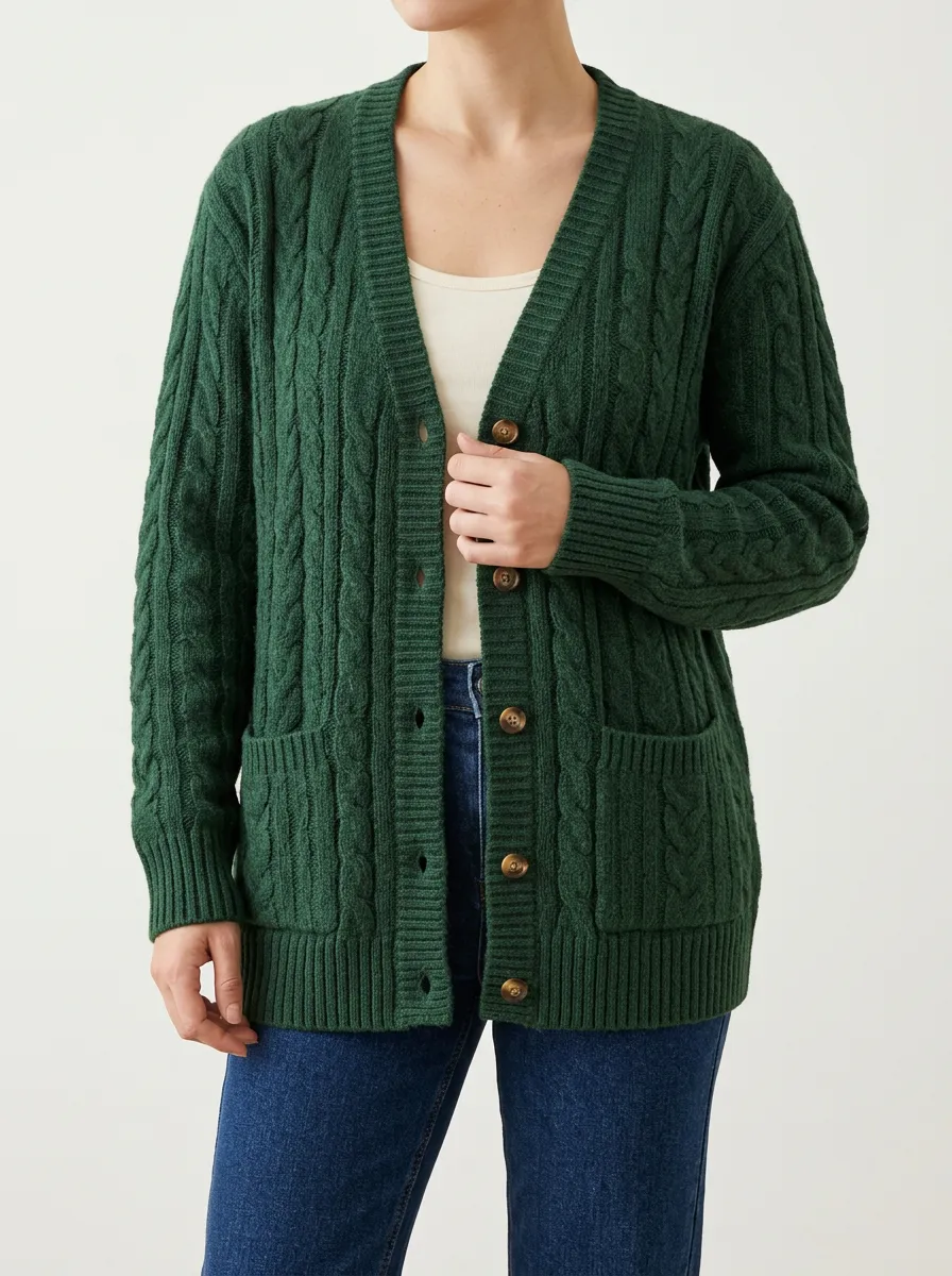 Easygoing Ribbed Cardigan