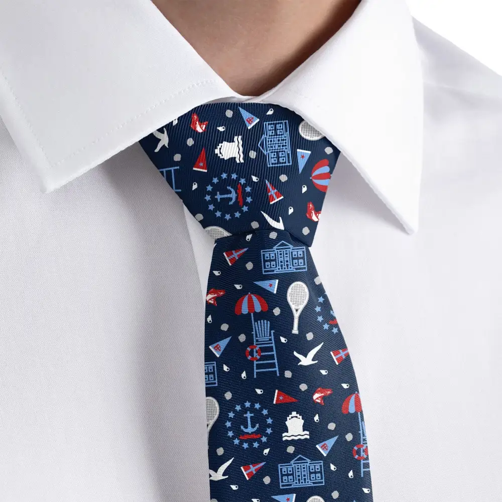Timeless Heritage Emblem Motif Necktie