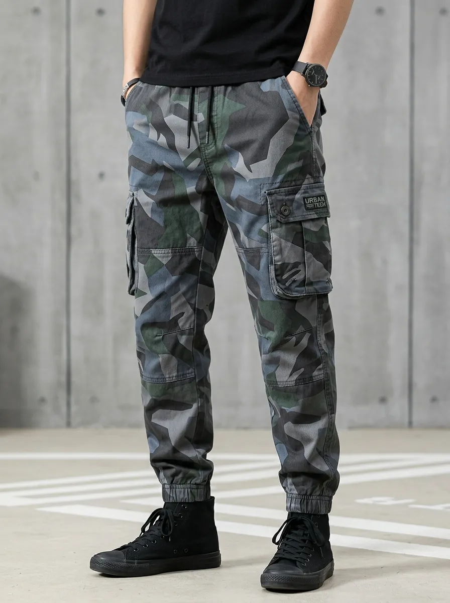 Utility Camouflage Urban Camouflage Cargo Pants