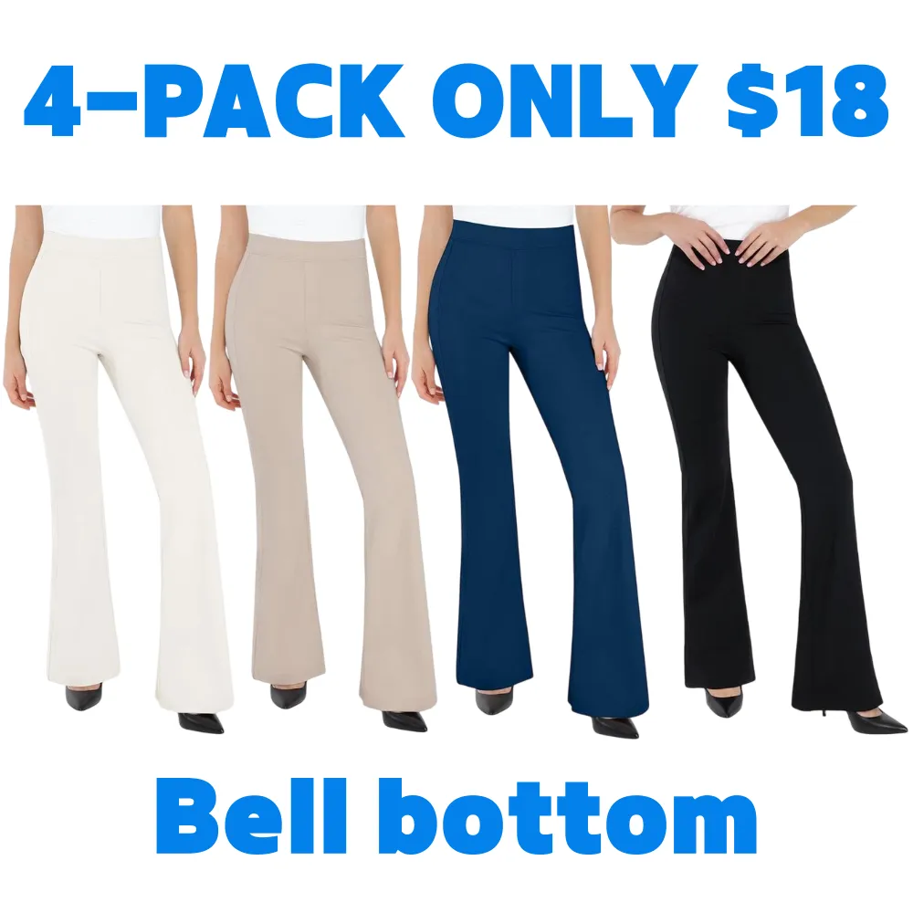Shapewear Executive High Waisted Wide-Leg Ponte Pants with Tummy Control