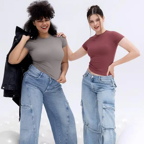 6PACK-Crew Neck T Shirts