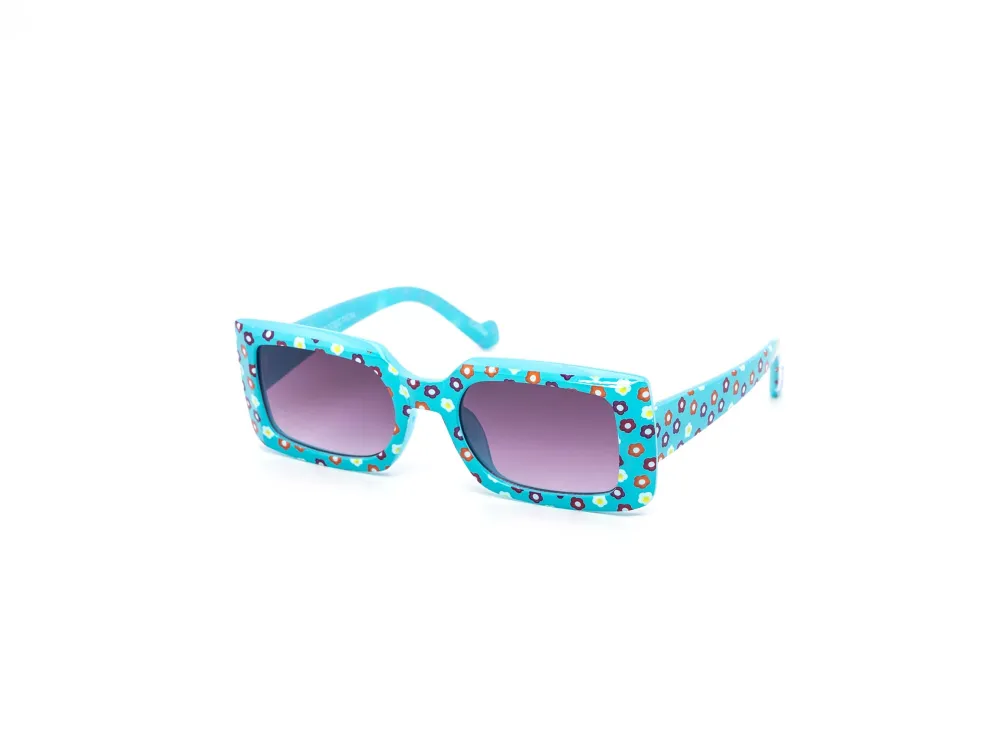 12-Pack Kids Chunky Square Gradient Sunglasses