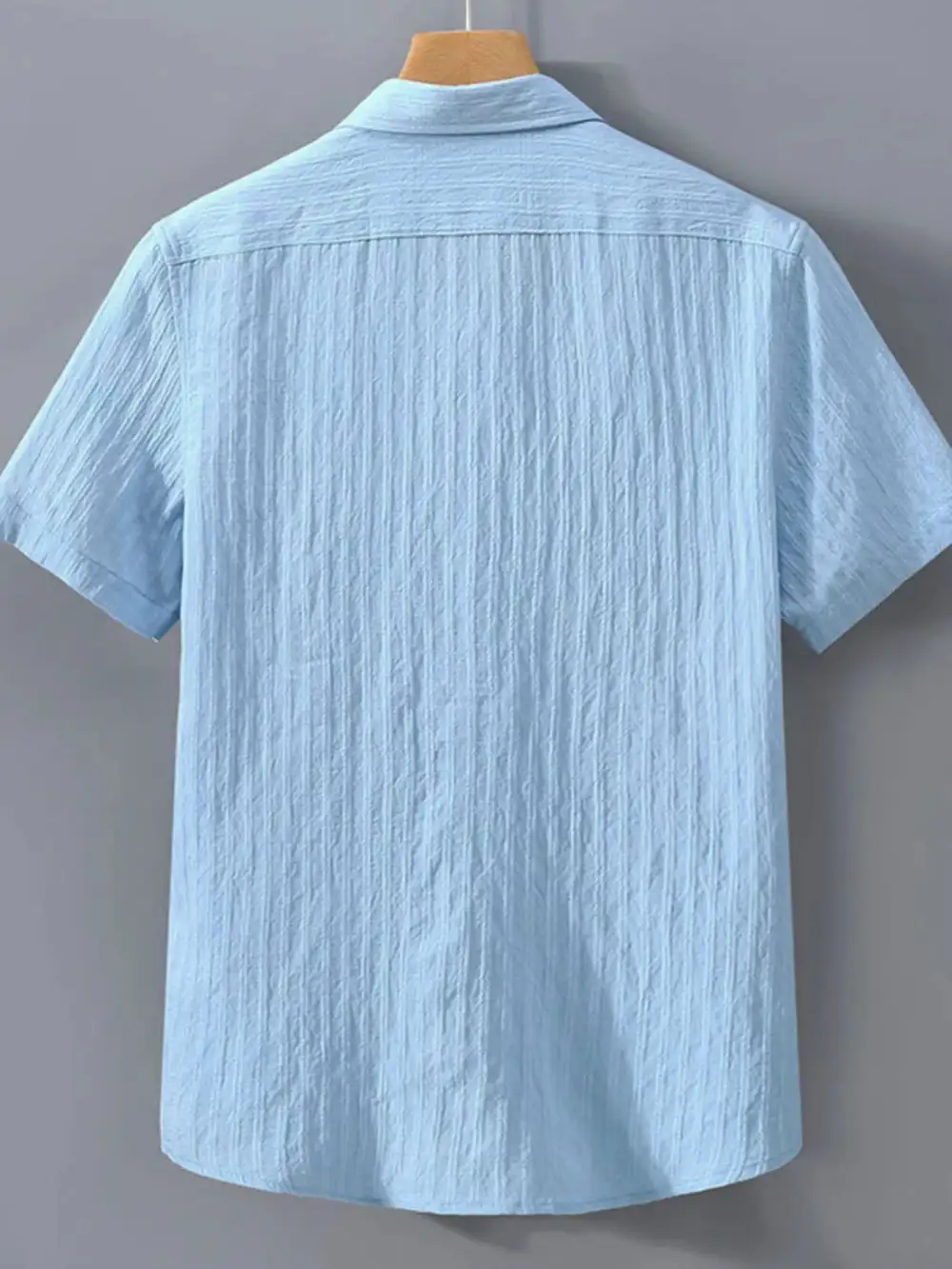 Short-Sleeve Breathable Button-Up Shirt