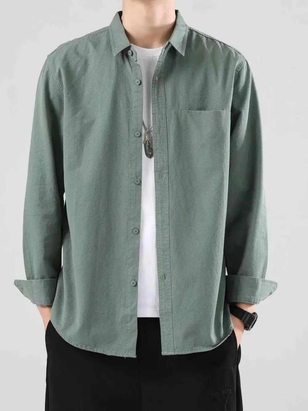 Button-Up Casual Shirt