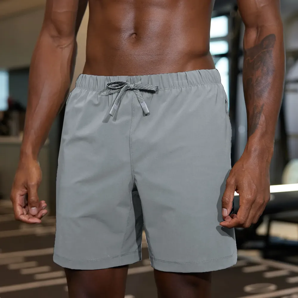 MAELREG Men's 2-in-1 Running Shorts with Liner, Outdoor Hiking Gym Training Shorts, Breathable Athletic Workout Shorts with Towel Hook