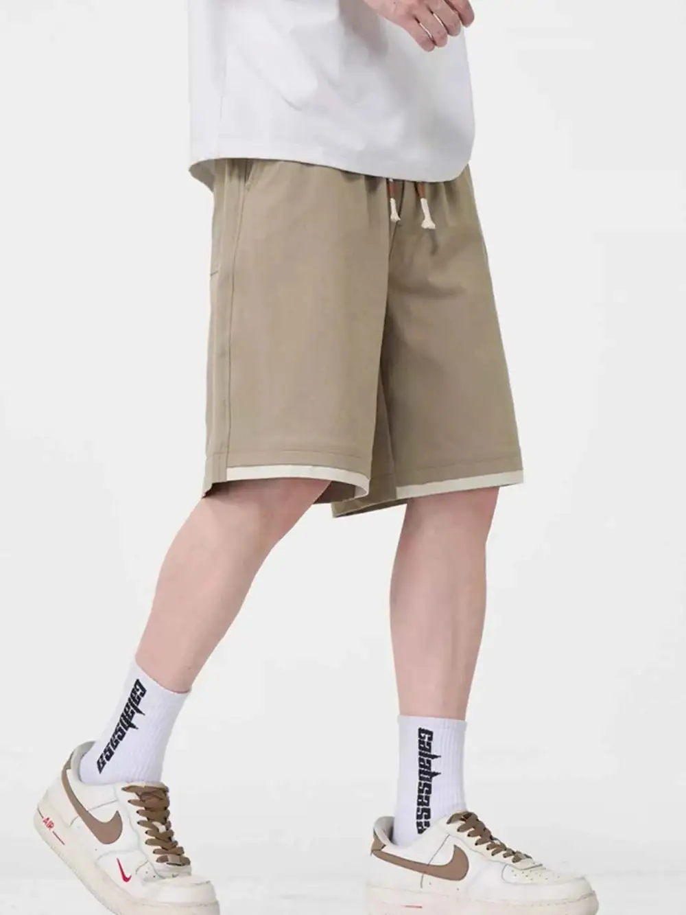 Drawstring Loose Fit Shorts