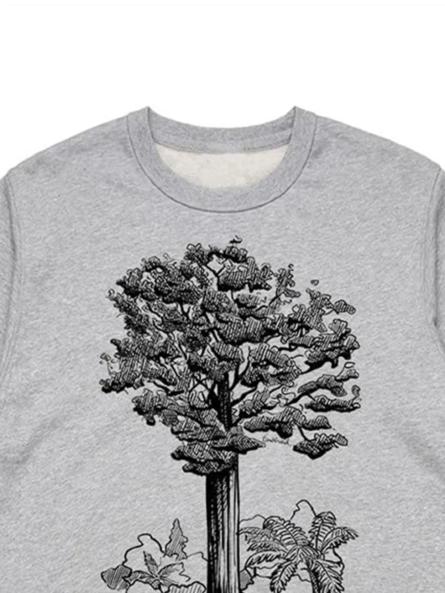 A versatile sports shirt with a simple shellbark pine pattern