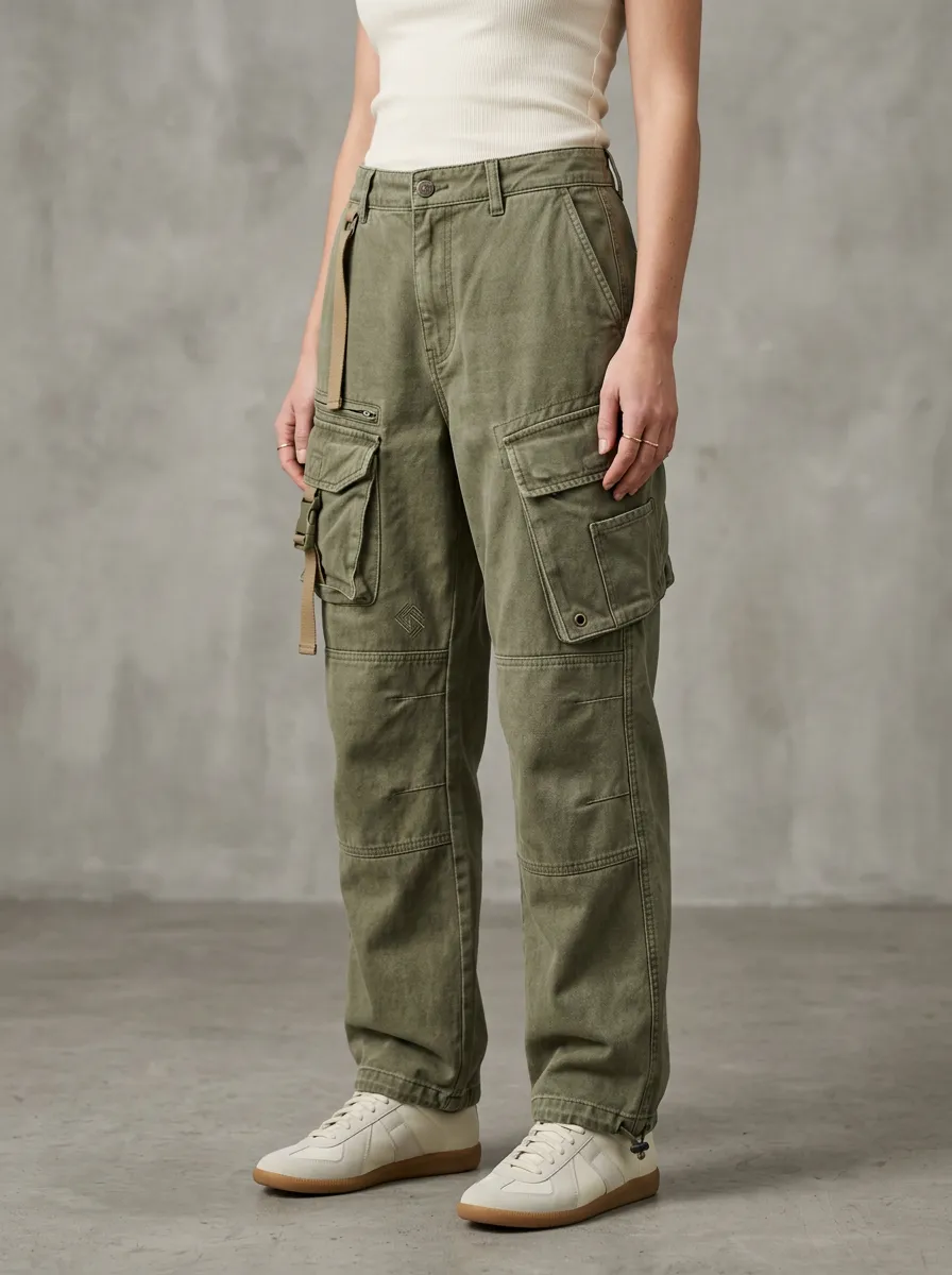 Core Multi Pocket Tactical Style Design Women's Multi Pocket Cargo Pants