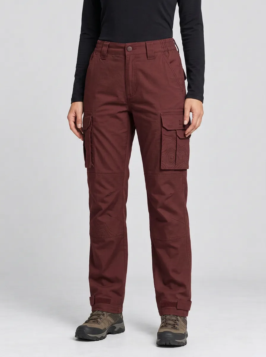 Outdoor Topographic Map Tactical Utility Cargo Pants
