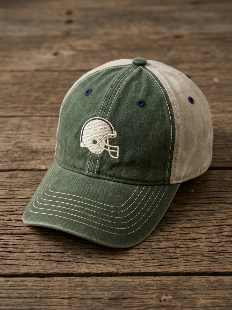 Unisex Stadium Football Fan Helmet Embroidered Baseball Cap