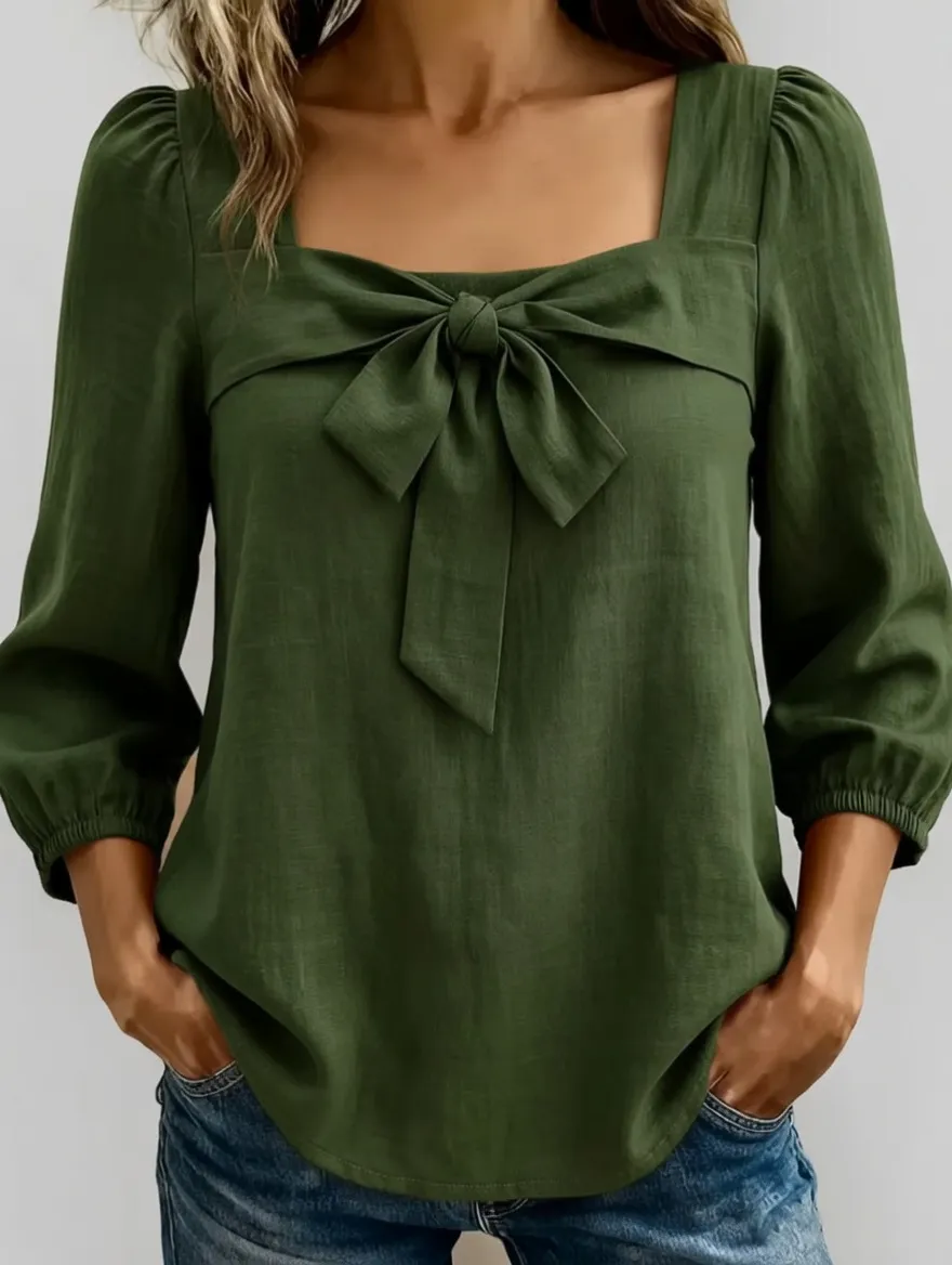 Women's Casual Fashion Pure Cotton Shirt