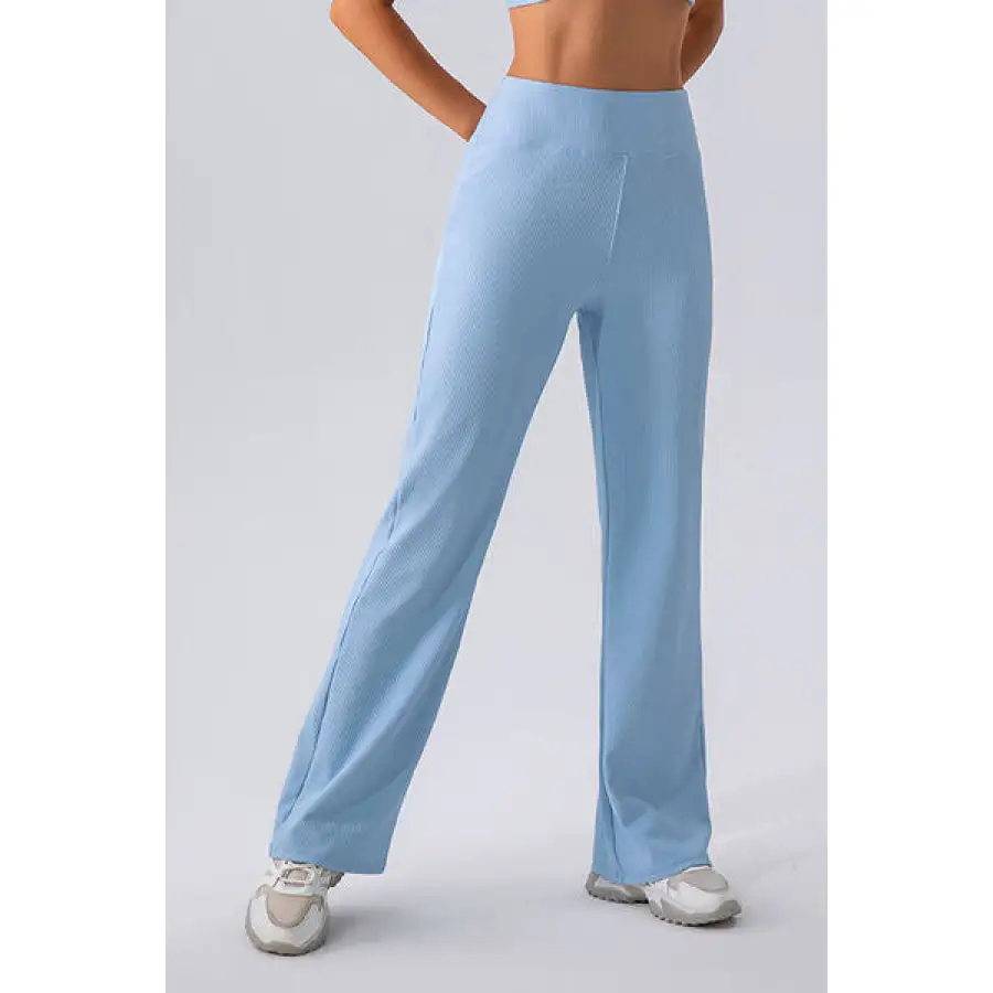 High Waist Straight Active Pants