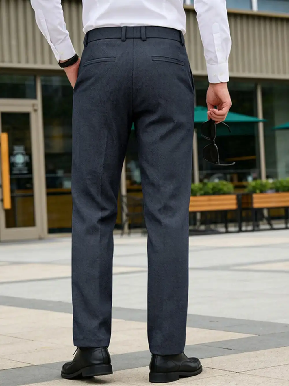 Men's Full Size Classic Fit Dress Pants Plus