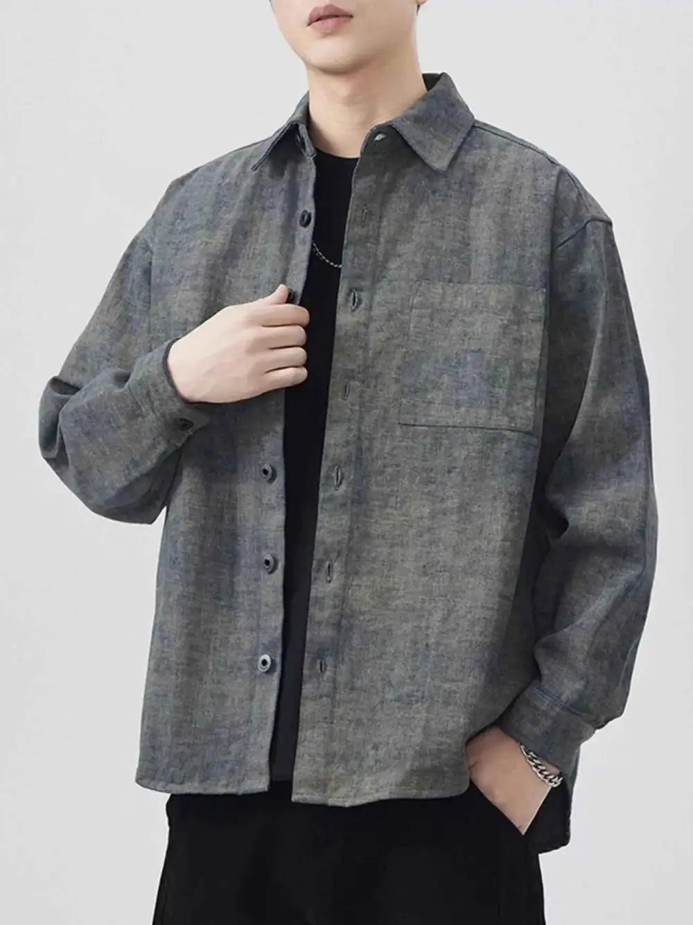 Easywear Button Up Long Sleeve Shirt