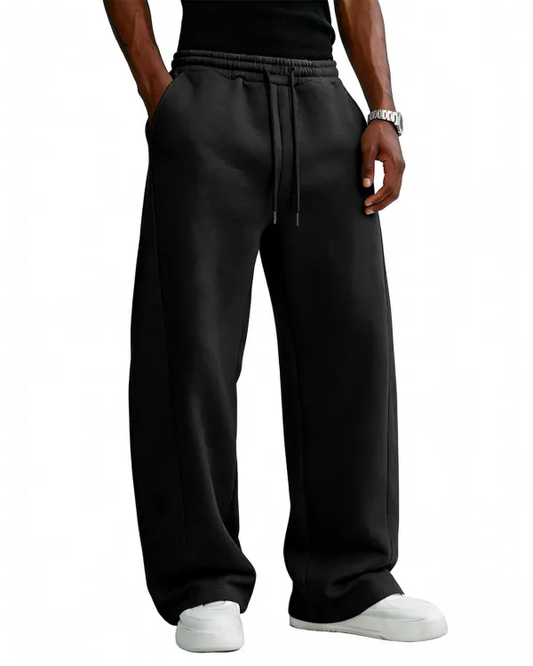 Men's Baggy Sweatpants - Black