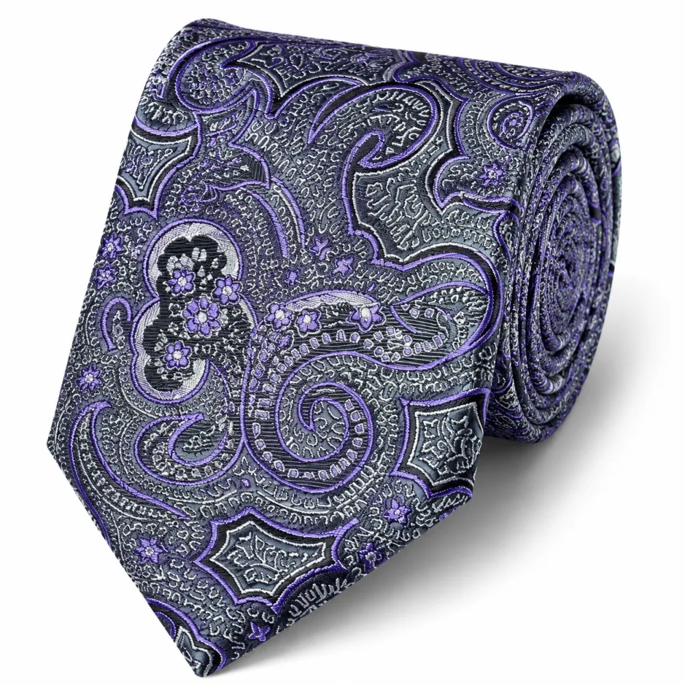 Refined Essential Paisley Men's Necktie