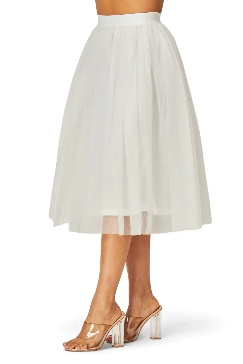 Mesh Tulle Puffy Skirt
