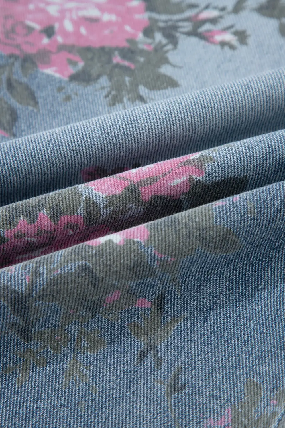 Elastic Waist Denim Jeans