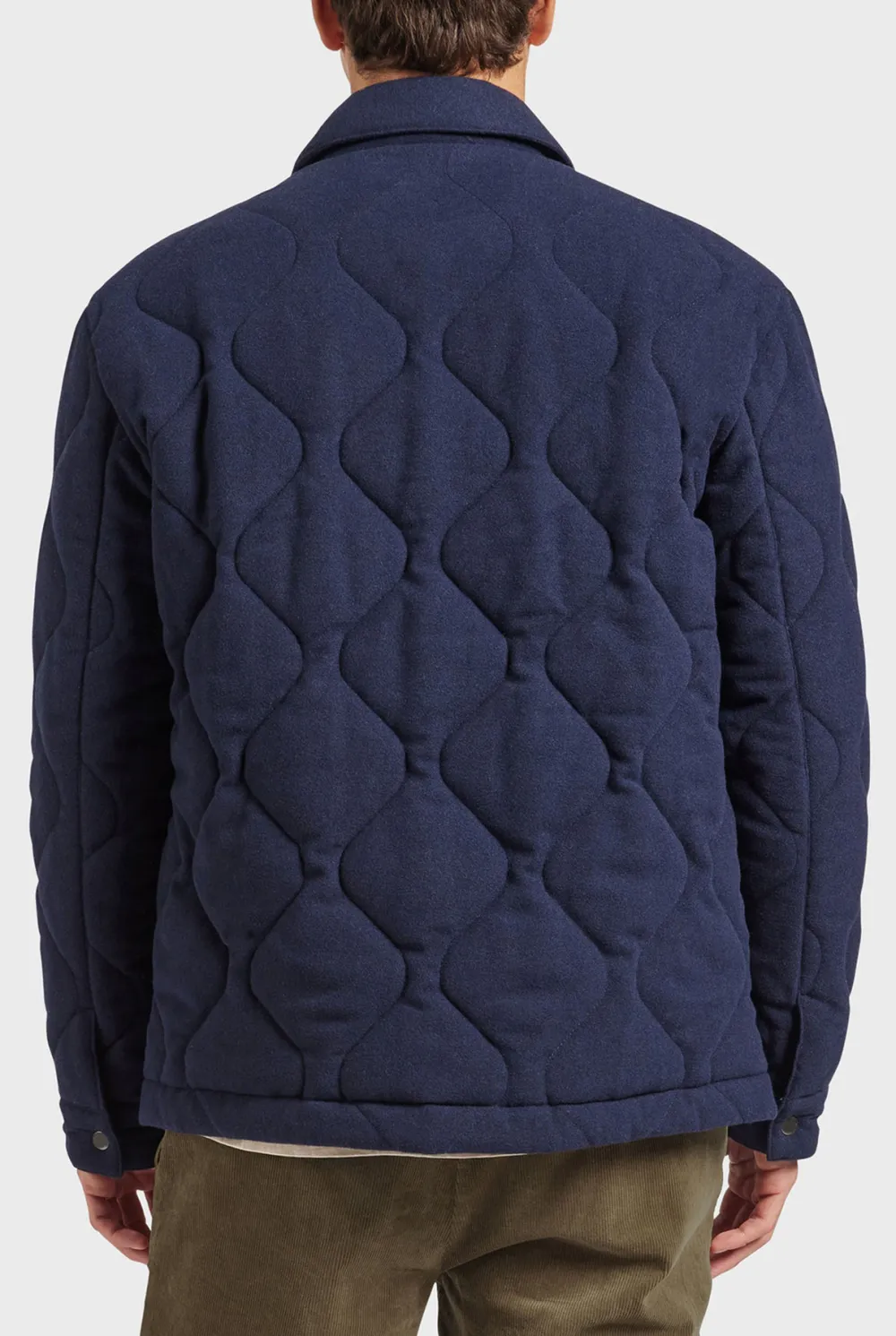 Plaid Wool Blend Jacket