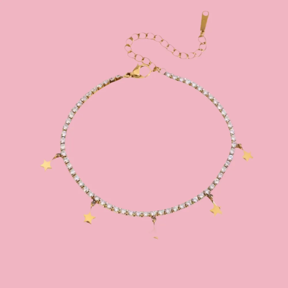 Tennis Star Dangle Bracelet