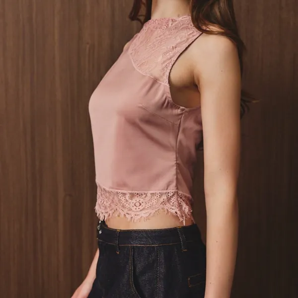Lace Detail Top