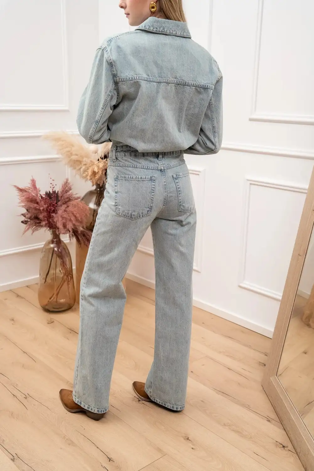 Maxi Button Front Jumpsuit