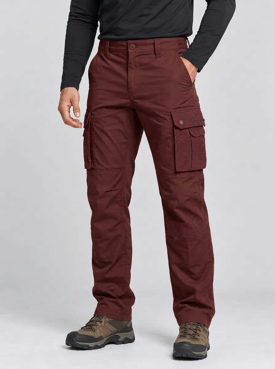 Unisex Backcountry Topographic Map Tactical Work Pants
