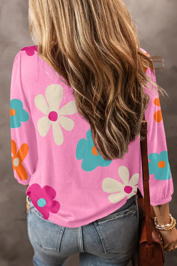 Rose Cute Flower Print Bracelet