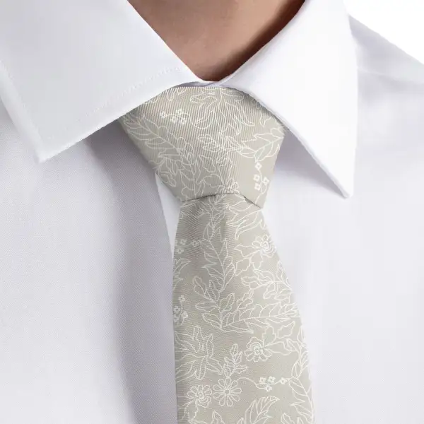 Timeless Floral Expression Necktie