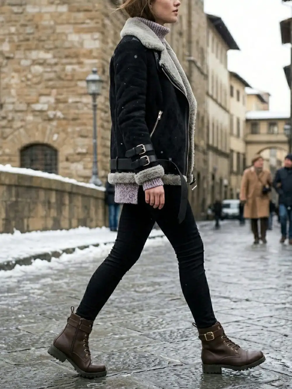 Women's Water Resistant Buckle Everyday Boots