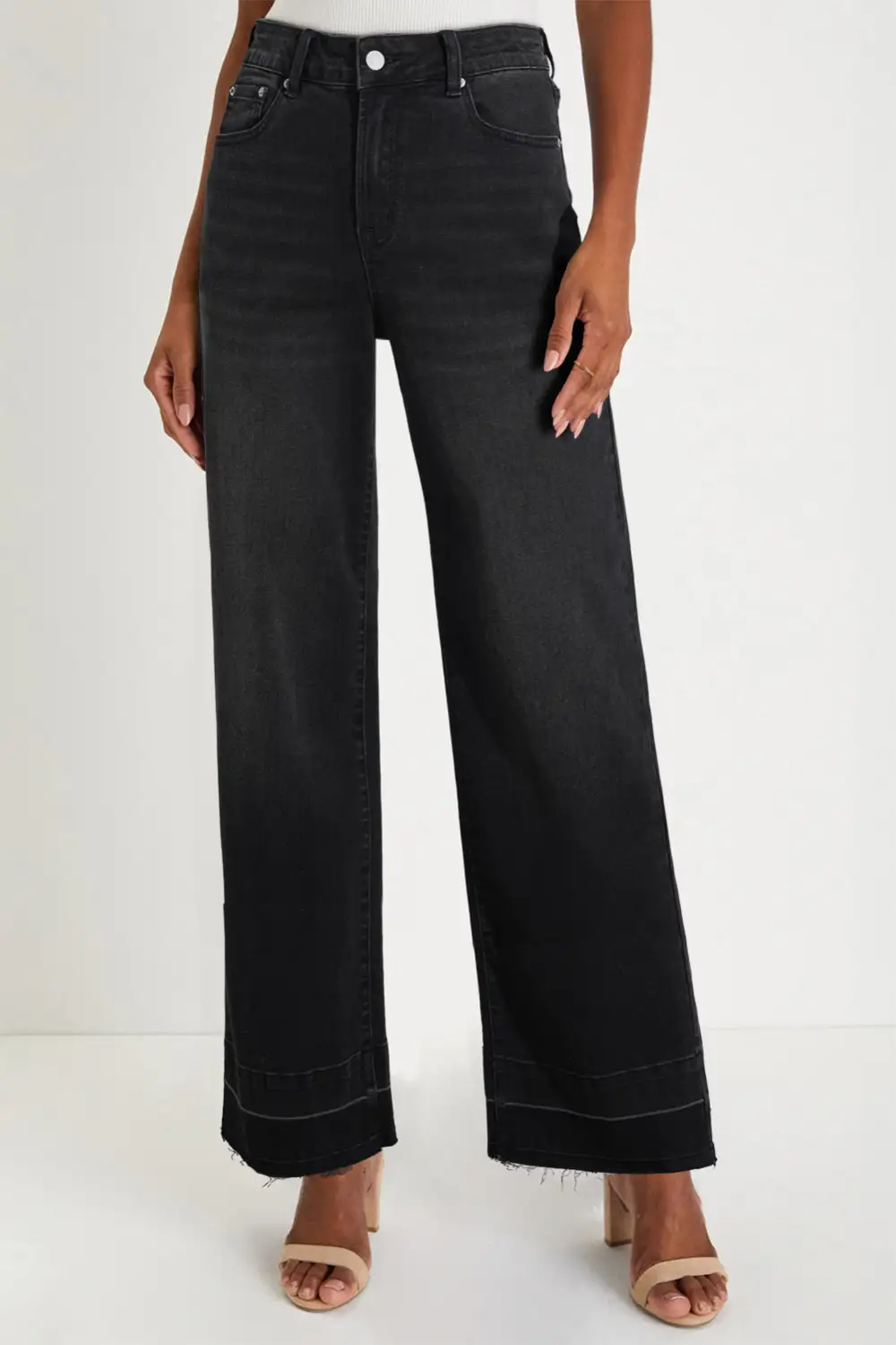 Washed Denim Airy Jeans