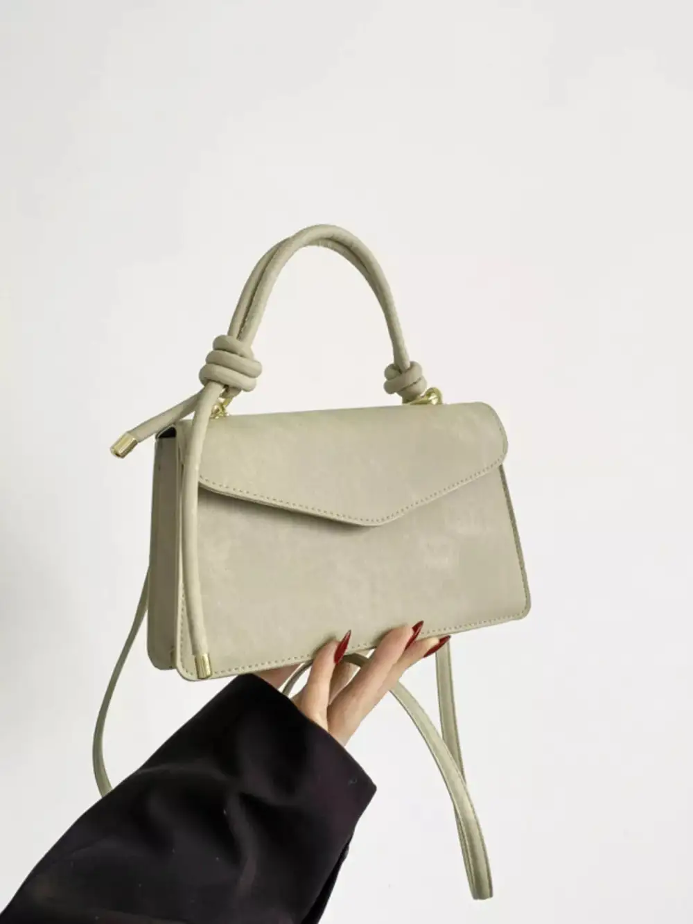Flap Crossbody Bag with Top Handle