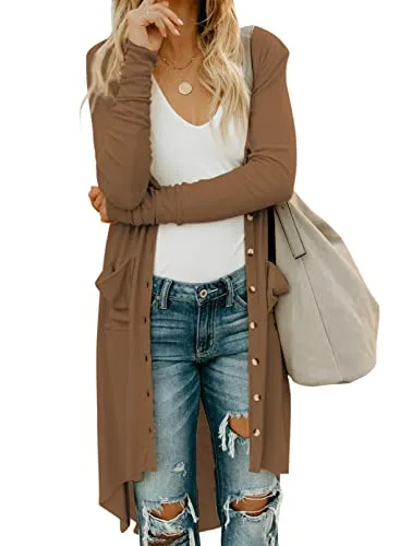 Womens2022FashionCasualOpenFrontPrintedCardigansSweatersThinCoatsJacketsOuterwear