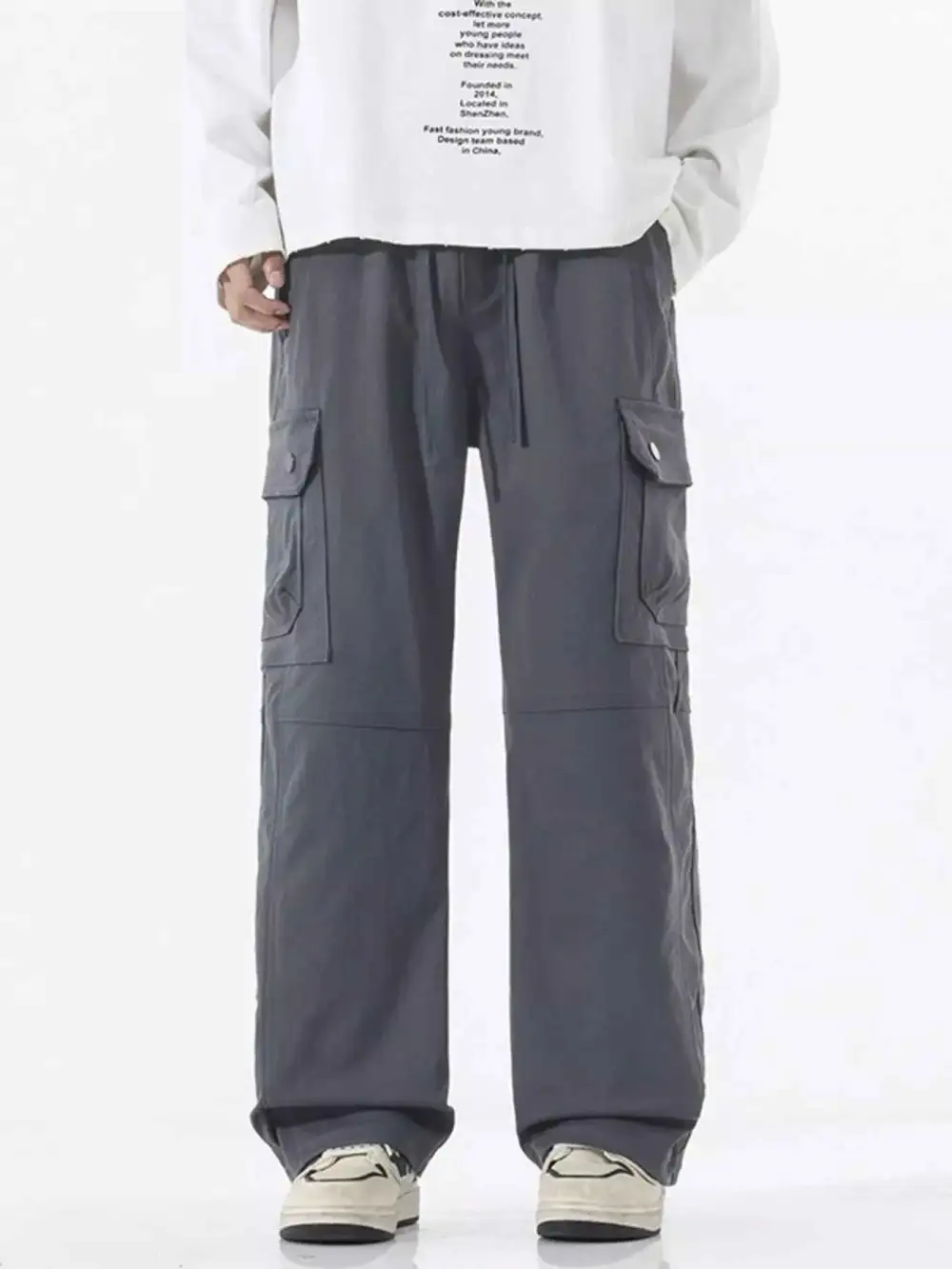 Multi-Pocket Cargo Utility Pants