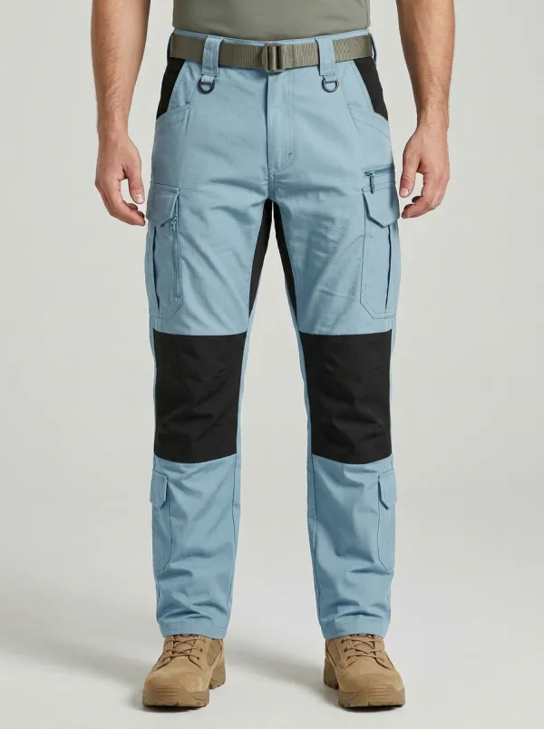 Relaxed Multi-Pocket Reinforced Knee Cargo Profile Unisex Tactical Cargo Pants