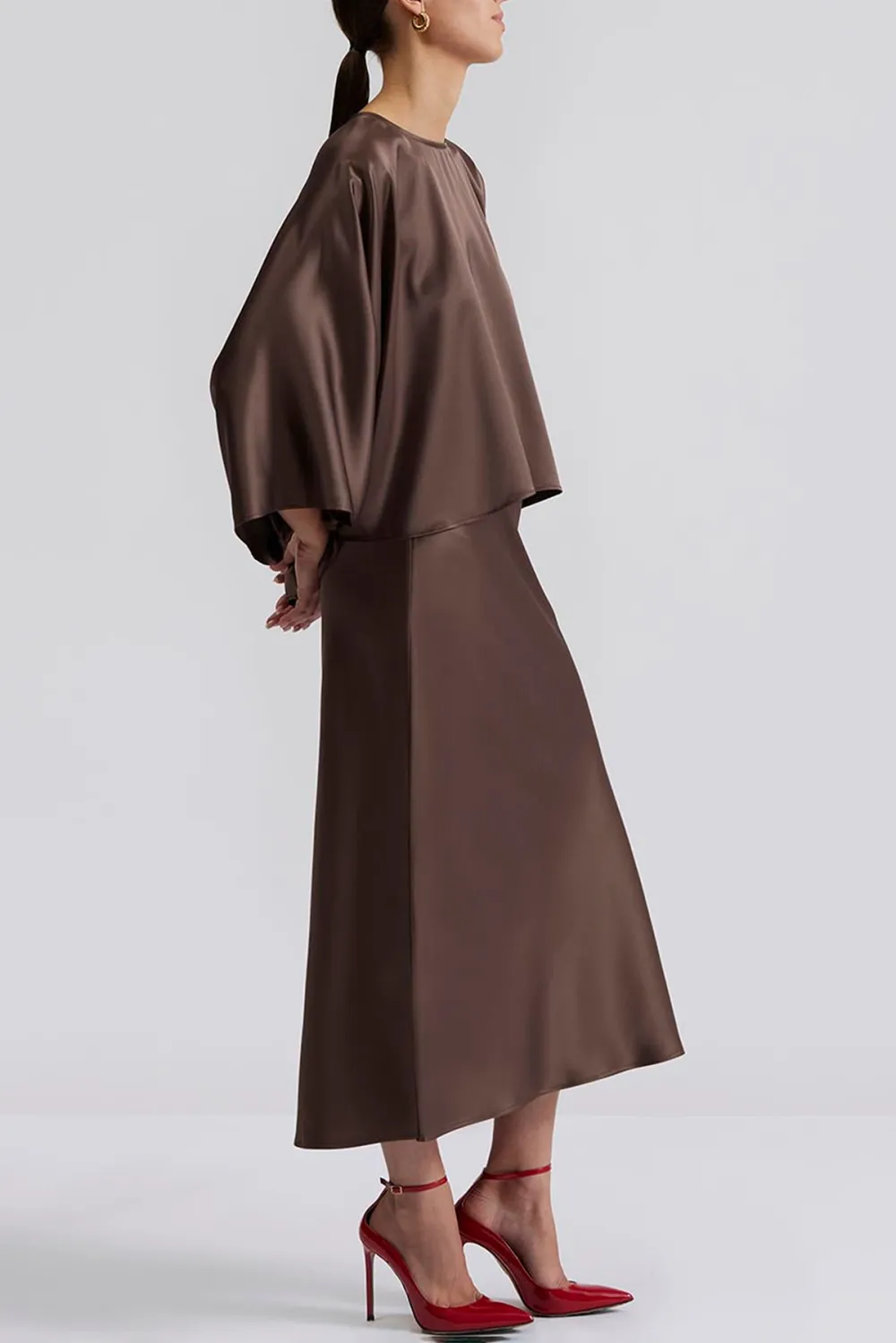 Loose Fit Cape Style Blouse