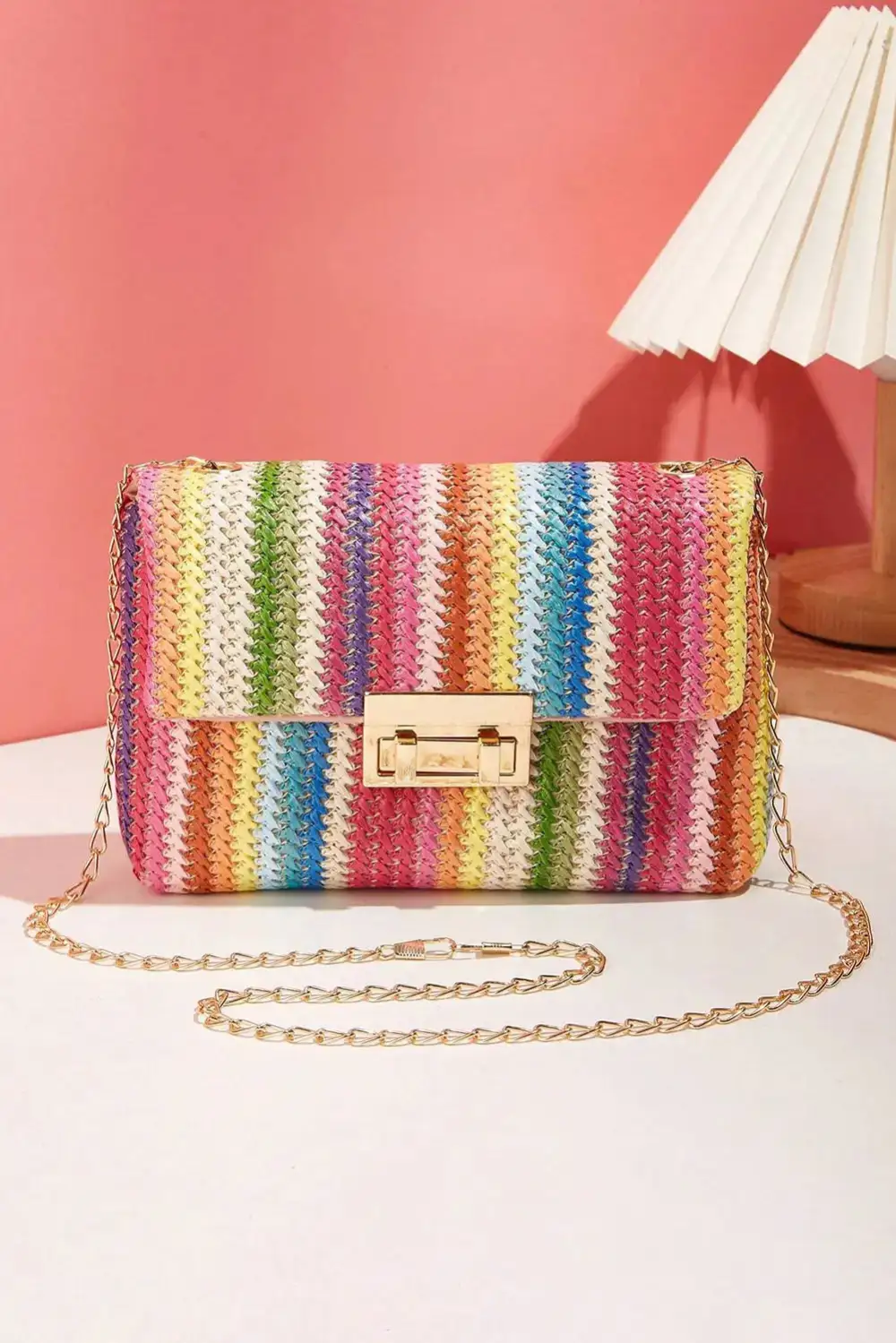 Bohemian Woven Chain Shoulder Bag