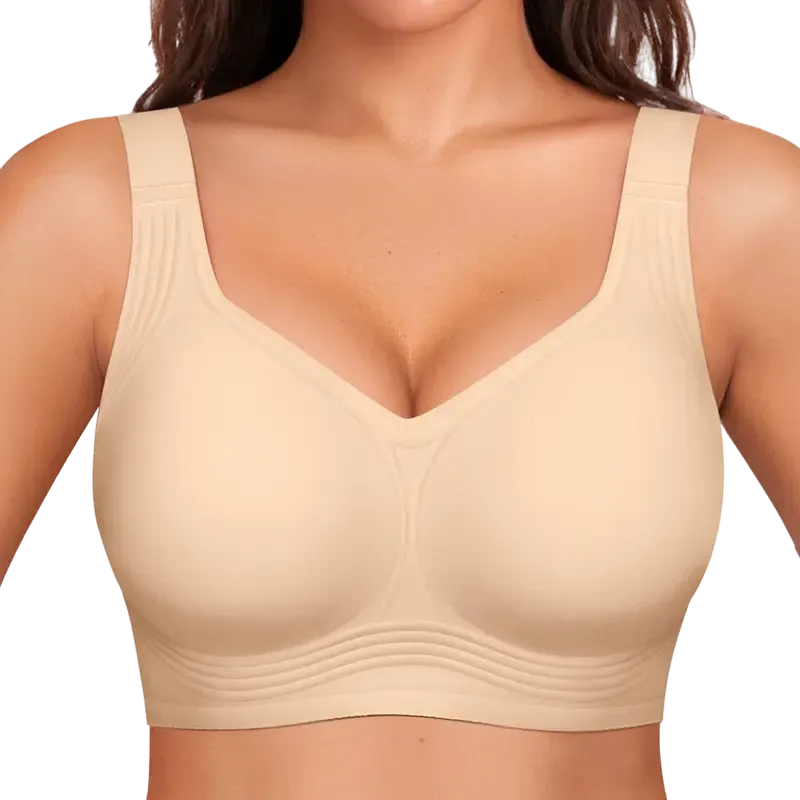 Women Jelly Wireless Womens Comfortable Wireless Bras Push Up Bralettes Seamless Tshirts Bras Deep V Everyday Bras